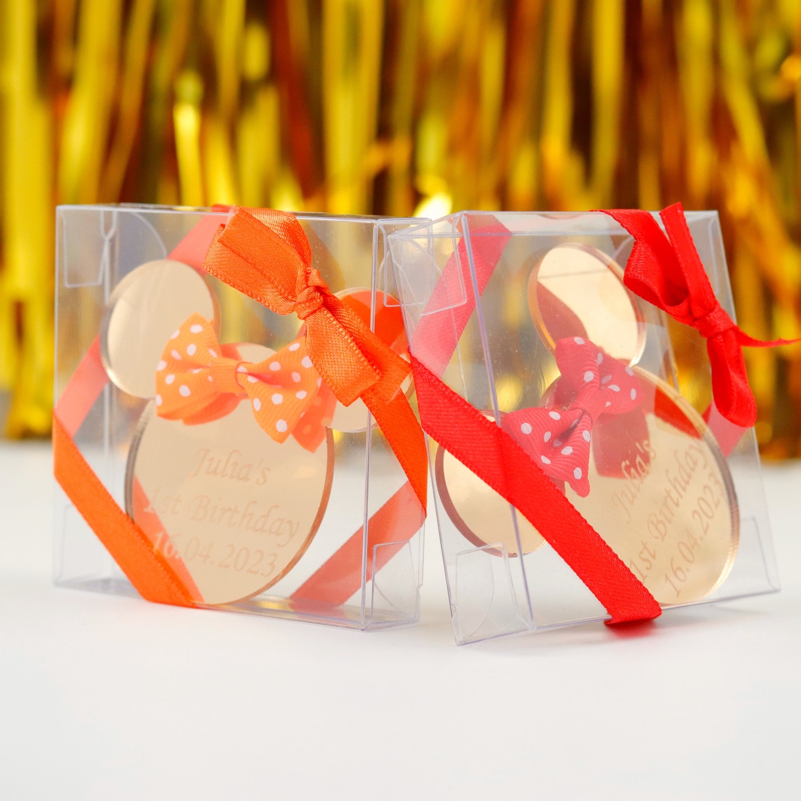 Minnie Mouse Ears Party Favors, Personalized Birthday Favors, Mickey