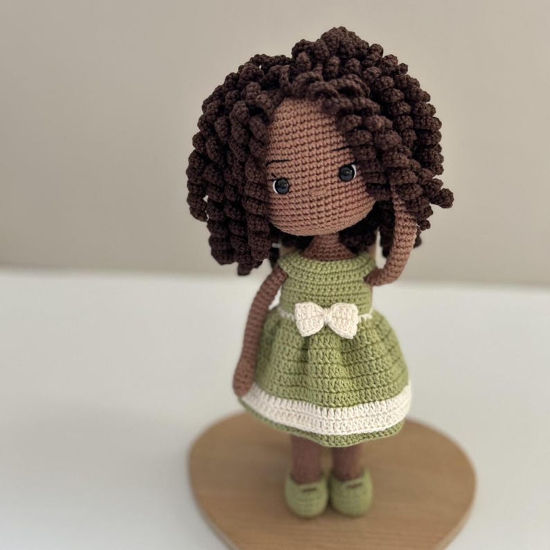 Black Doll Crochet Dress Pattern