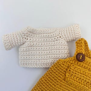 crochet t shirt pattern for base dolls
