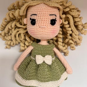 Easy Crochet Doll Dress Pattern for Beginner