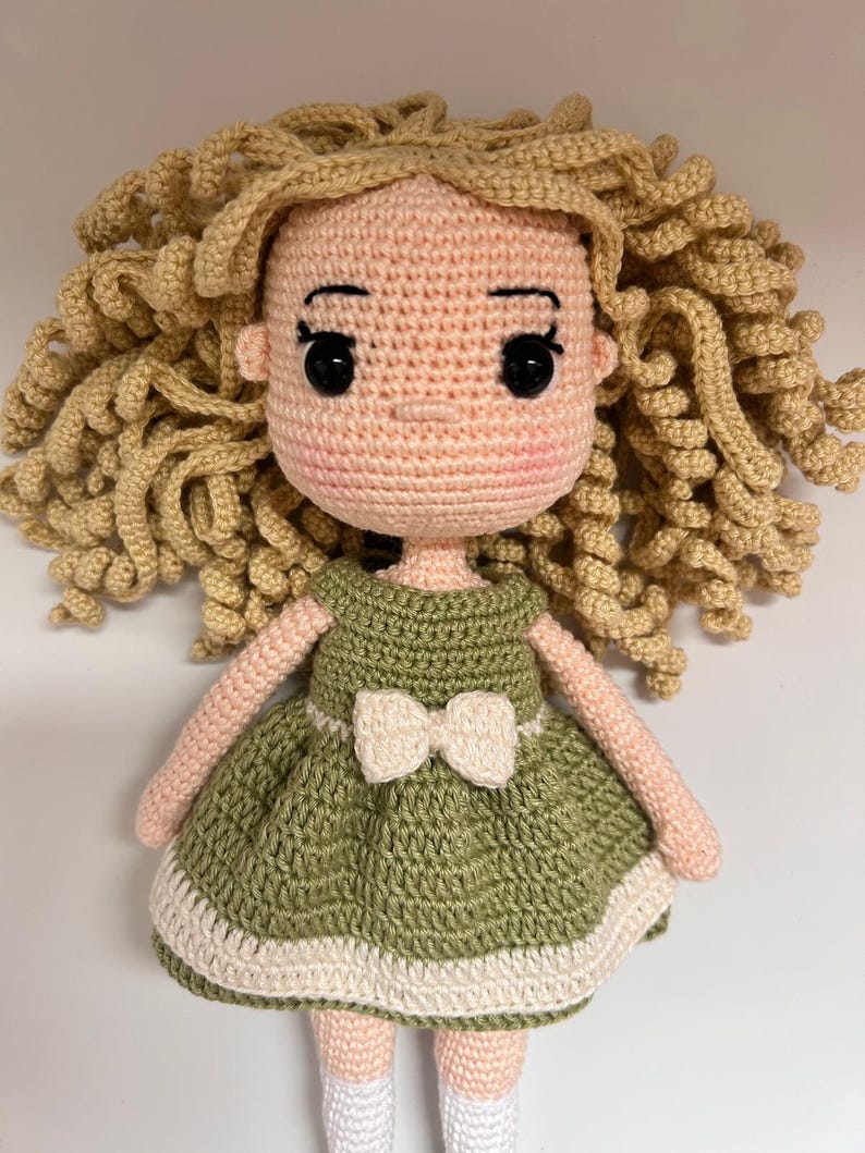 Easy Crochet Doll Dress Pattern for Beginner