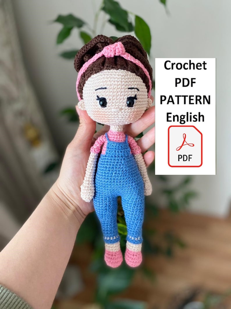 Buy Miss Rachel Pattern Ms Rachel Crochet Doll PDF Pattern Online in