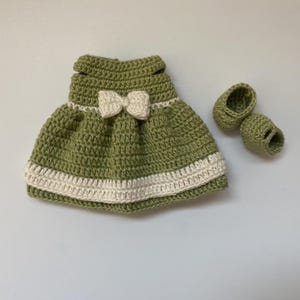Cute Crochet Doll Dress Pattern