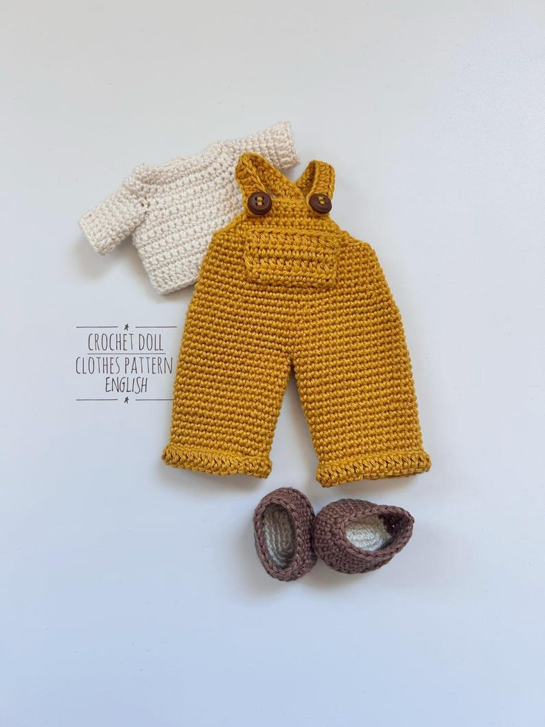 Crochet Doll Jumpsuit Pattern