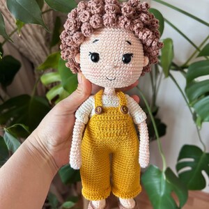 Crochet Doll Overalls Pattern