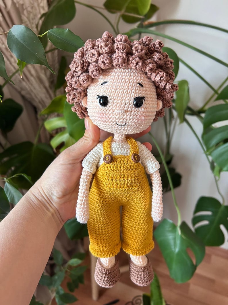 Crochet Doll Overalls Pattern