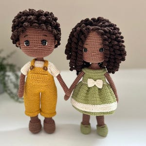 Doll Clothes Crochet Pattern: Overalls, T-Shirt & Shoes for 10-12" Base Boy Dolls, Outfit, PDF image 12