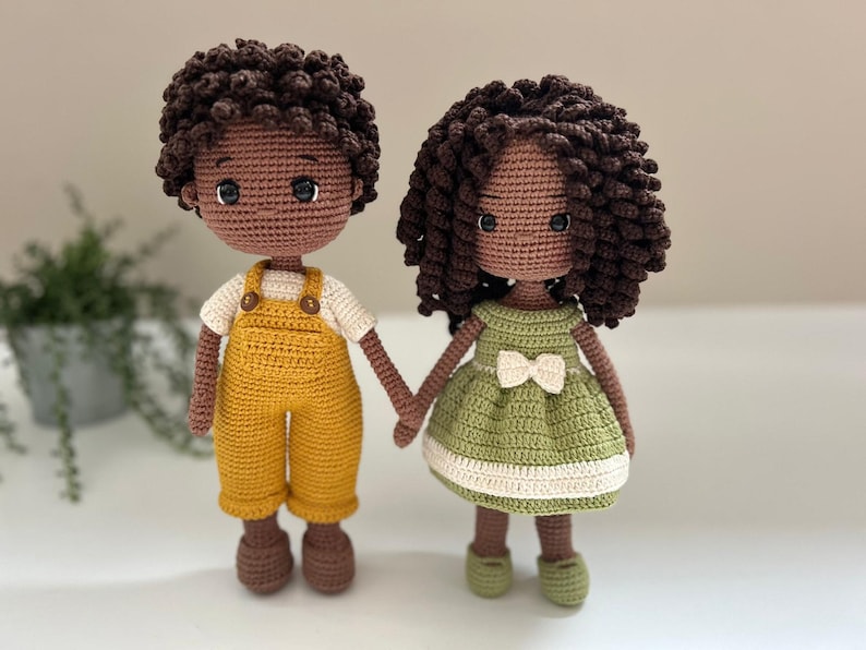 Doll Clothes Crochet Pattern: Overalls, T-Shirt & Shoes for 10-12" Base Boy Dolls, Outfit, PDF image 12