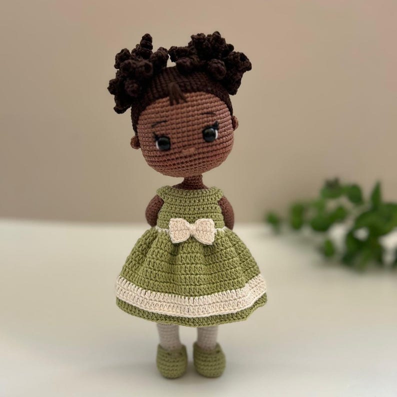 Crochet Doll Dress Pattern: Amigurumi Clothes for 10-12 Inch Dolls (PDF Pattern)