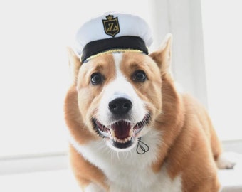 Cappello Marinaio Per Cani Cappello Da Marinaio Per Cani E Gatti - Costume Halloween E Feste, Poliestere Costume Per Gatto - 9