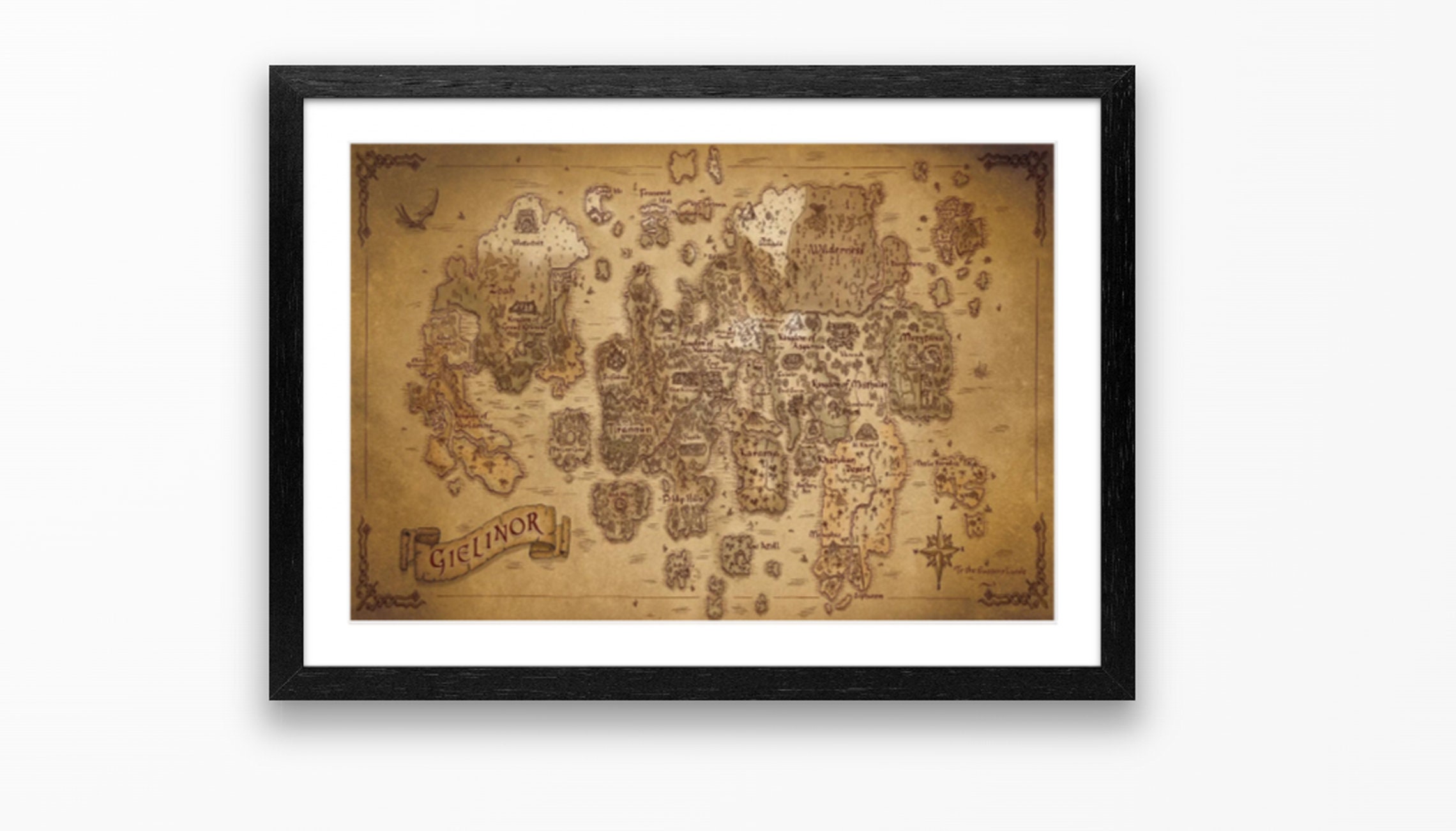 Old School RS Map of Gielinor Retro Videogame Map Etsy UK