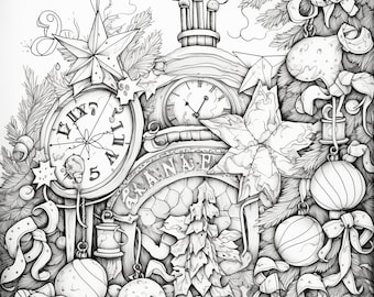 Stress Relief Coloring Book For Adults, 50 Relaxing Images (PDF Files)