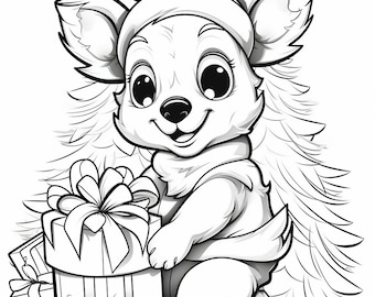 Christmas Coloring Book: 40 Festive Images for Kids (PDF)