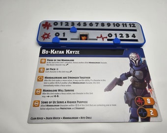 Star Wars Shatterpoint Life Trackers Set of 6 - Mandalorian