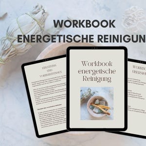 Energetic Cleansing Workbook, Instructions, PDF File, Instant Download, 11 Pages