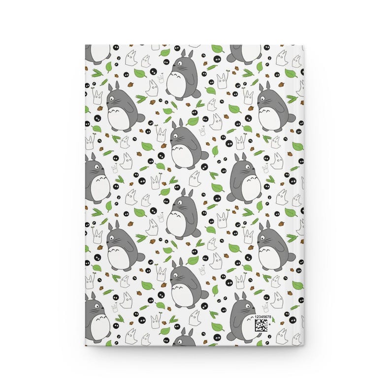 My neighbor Totoro hardcover Journal, Studio Ghibli Hayao Miyazaki inspired gift image 4