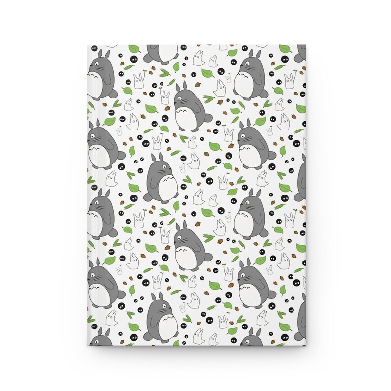 My neighbor Totoro hardcover Journal, Studio Ghibli Hayao Miyazaki inspired gift image 3