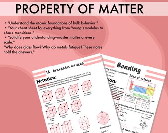 Studiehandledning för Materiens egenskaper