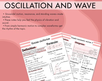 Studiehandledning för Oscillation och Våg