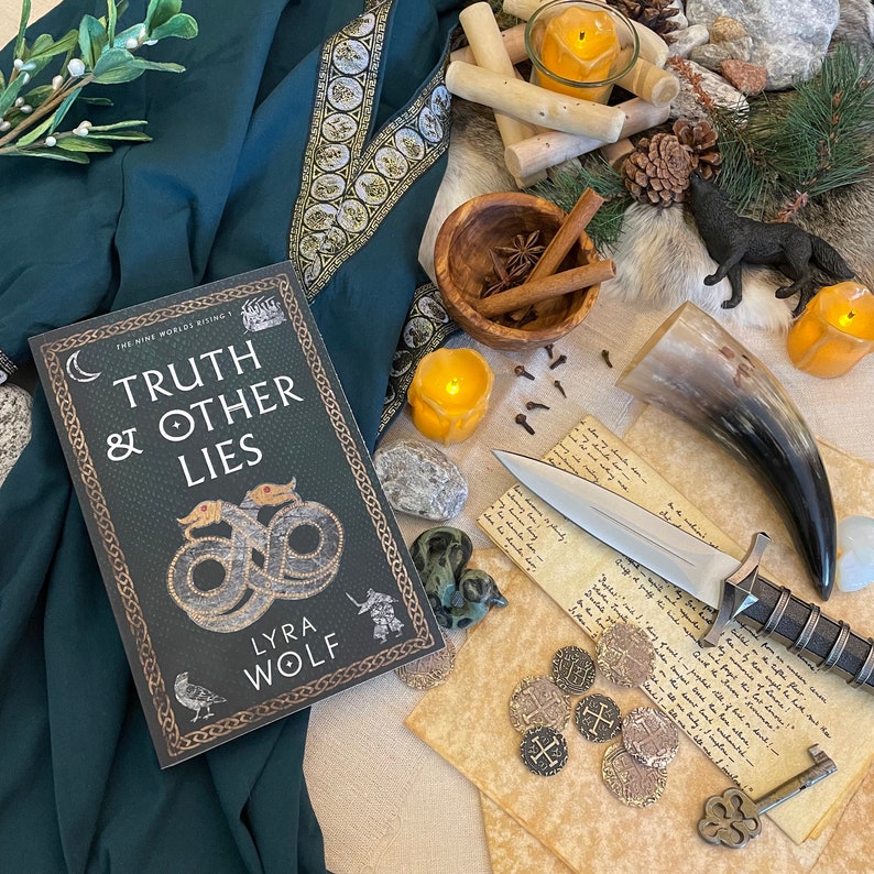 Truth and Other Lies: A Loki Norse Fantasy Novel, Fantasy Romance Book, Norse Mythology, Trickster God Adventure SIGNED image 2