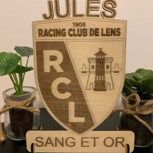 Lens frame personalized sports coat of arms RCL, Lens, Racing Club de Lens image 7