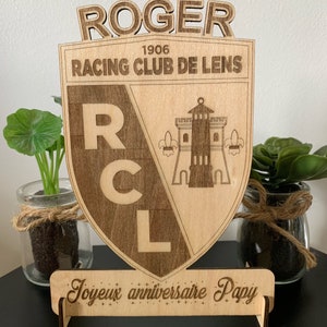 Lens frame personalized sports coat of arms RCL, Lens, Racing Club de Lens image 9