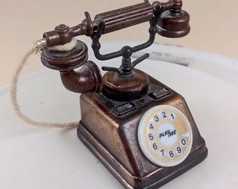 1970s Playme Desk Phone Pencil Sharpener: Spanish Antique Collectible