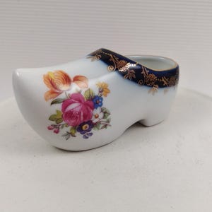 Porcelain Clog Shoe Souvenir Windsor Ontario Vintage Made in Germany