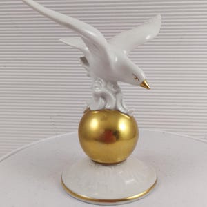 Vintage Gerrold Bavarian Porcelain Seagull 5&quot; Figurine