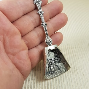 Vintage Holland Silver Spoon with antique scene souvenir