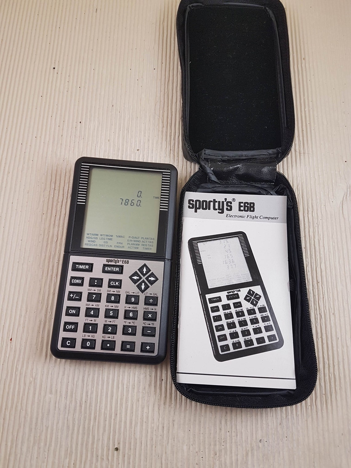 Sporty's E6B Flight Computer With Manual & Quick Reference Card - Etsy