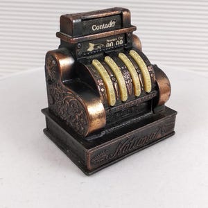 1970 Playme Pencil Sharpener, cash register Pencil Sharpener, Spanish Pencil Sharpener, Antique Pencil Sharpener Collectible