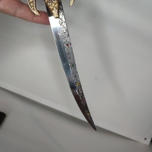 Vintage Arab Antique Dagger,Collectibles Daggers,Arab Decorative Dagger,Vintage Dagger,Daggers Fantasy,Unique Handmade Best Gift with defect