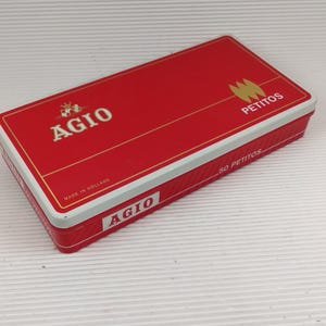 Vintage AGIO Cigar Tin