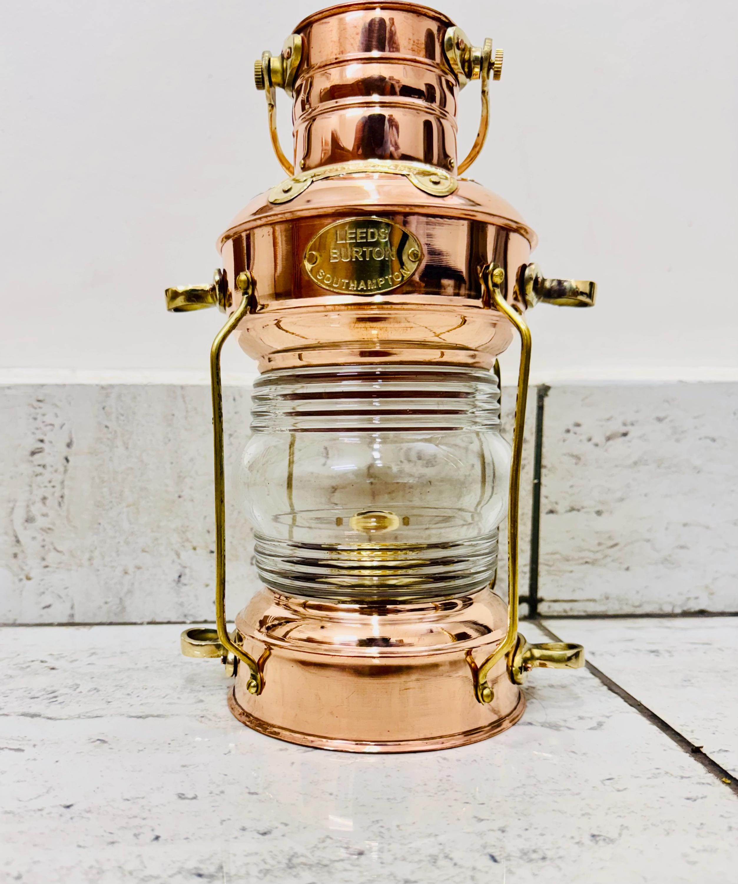 LEEDS BURTON ANCHOR LAMP 真鍮製 ランタン Leeds Burton Lantern - Etsy