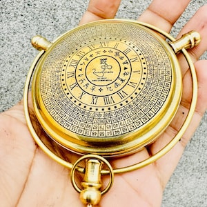 Golden Compass Alethiometer – His Dark Materials Prop | Symbol Reader Truth Teller | Unique Fantasy Gift