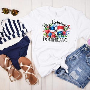 Dominican Flag Unisex Tee, Pride Shirt for Dominicans, Dominican Republic Gift, Patriotic Tee, Flag Shirt for Him or Her