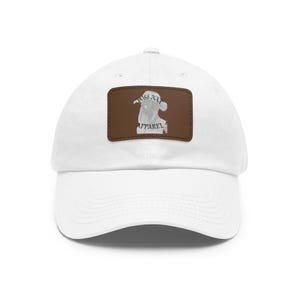 Stijlvolle Dad Hat met leren patch | Casual modeaccessoire | Perfect cadeau voor vaderdag, verjaardagen en dagelijks gebruik