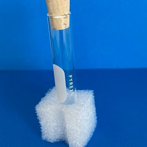 Case of 72 New / Unused 12 x 75 mm Pyrex Glass Test Tubes with 72 Cork Stoppers