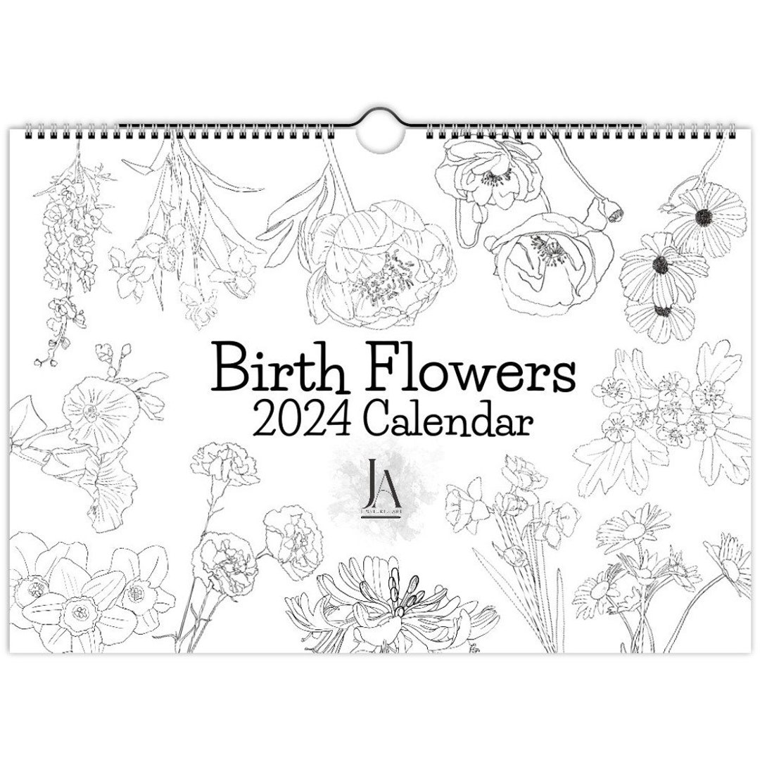 birth-flower-calendar-2024-digital-prints-of-all-12-months-etsy
