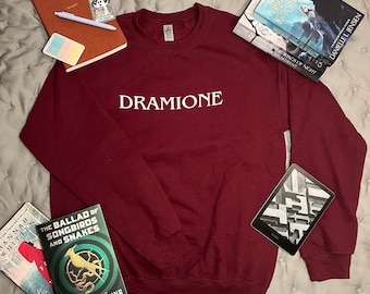 DRAMIONE Felpa girocollo unisex fanfiction Draco Hermione Booktok