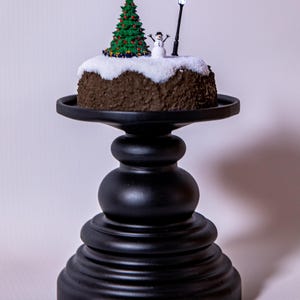 Christmas Snowman Diorama