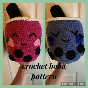 PATTERN: Amigurumi Crochet Boba | PDF pattern
