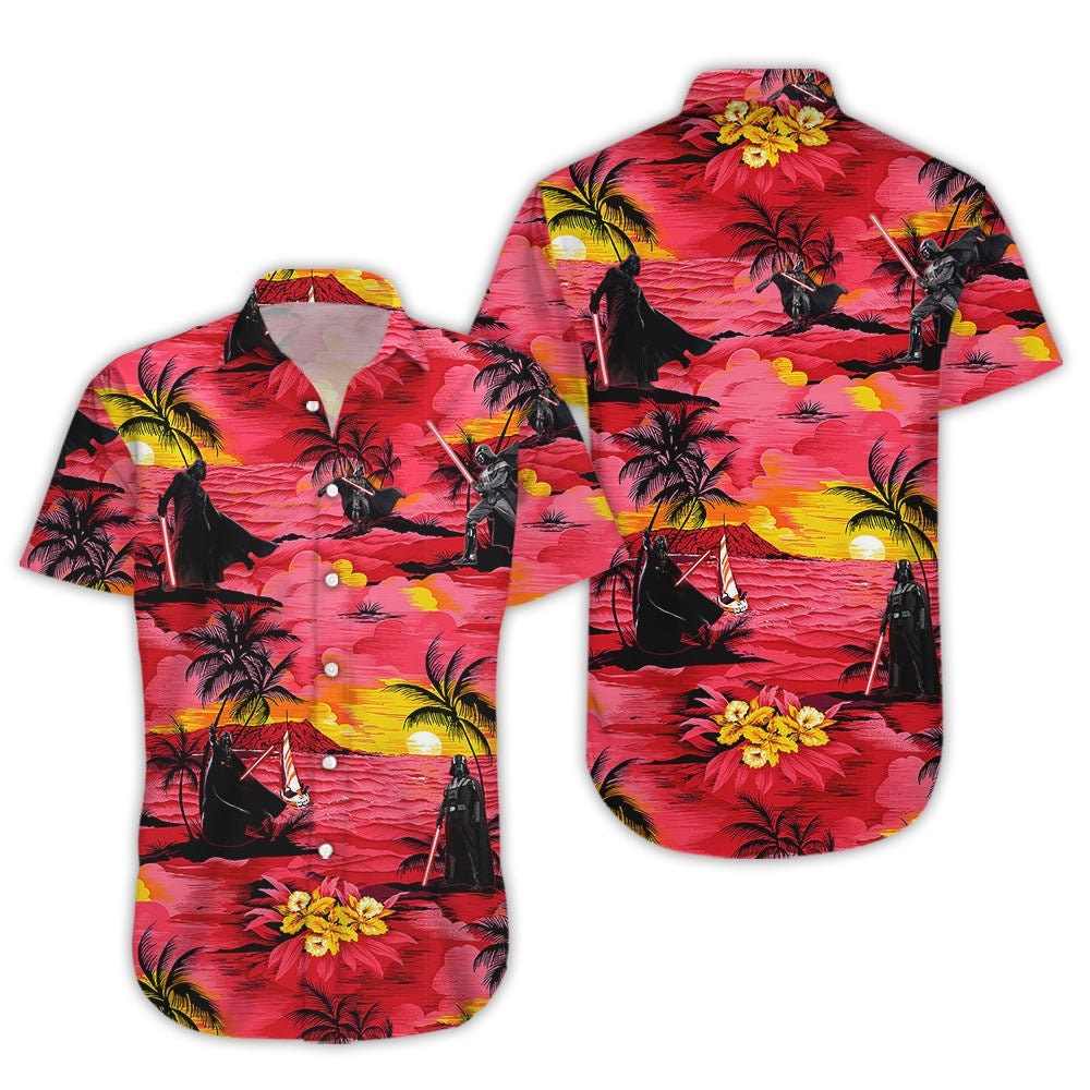 Discover Darth Vader Hawaiian Unisex Shirt, Camiseta Hawaiana de Darth Vader para Hombre Mujer