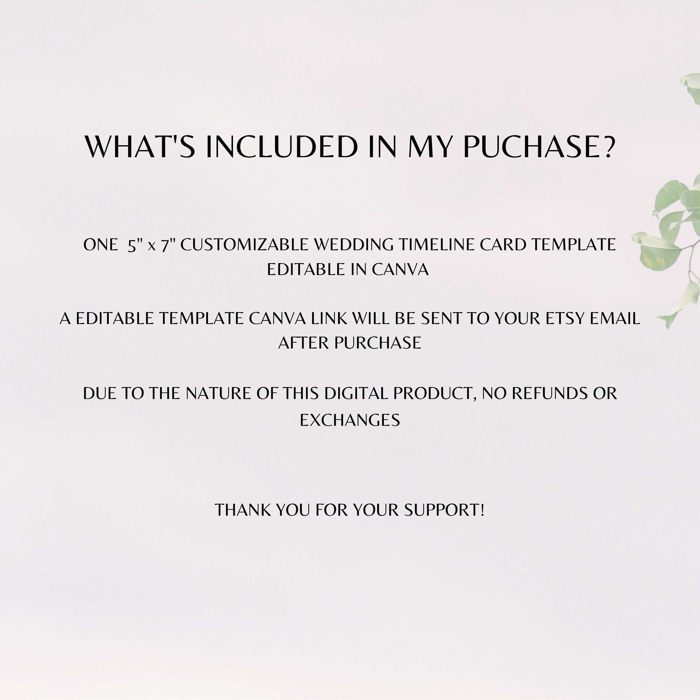 Terracotta Wedding Day Timeline Schedule Template Wedding Day Etsy