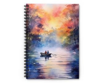 Ozark Lake Serenity - Scenic Spiral Notebook for Notes and Reflections