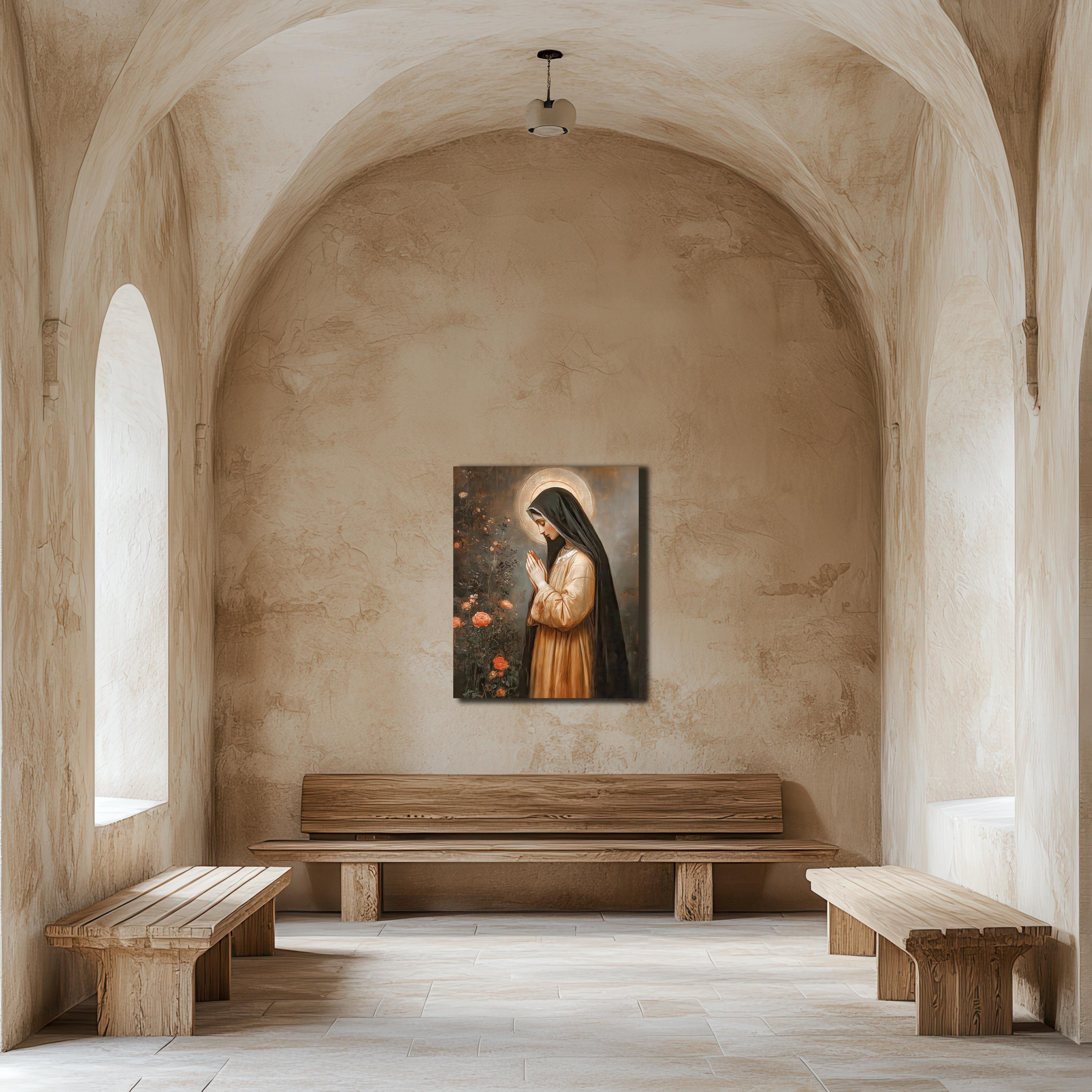 Saint Teresa of Avila Digital Art Print | Catholic Mystic Wall Decor ...