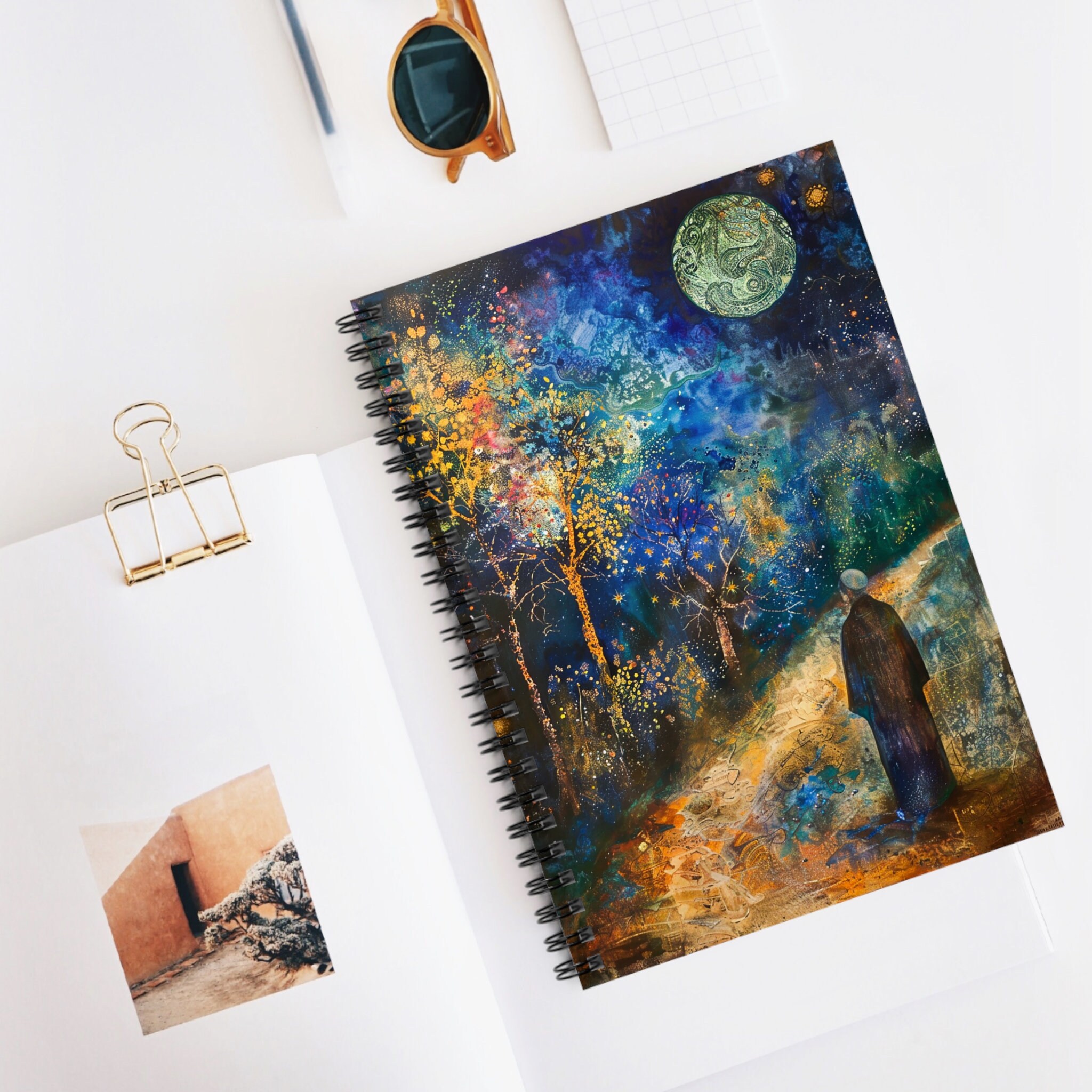 Mystic Cleric Night Sky Spiral Notebook Universe Secrets and ...