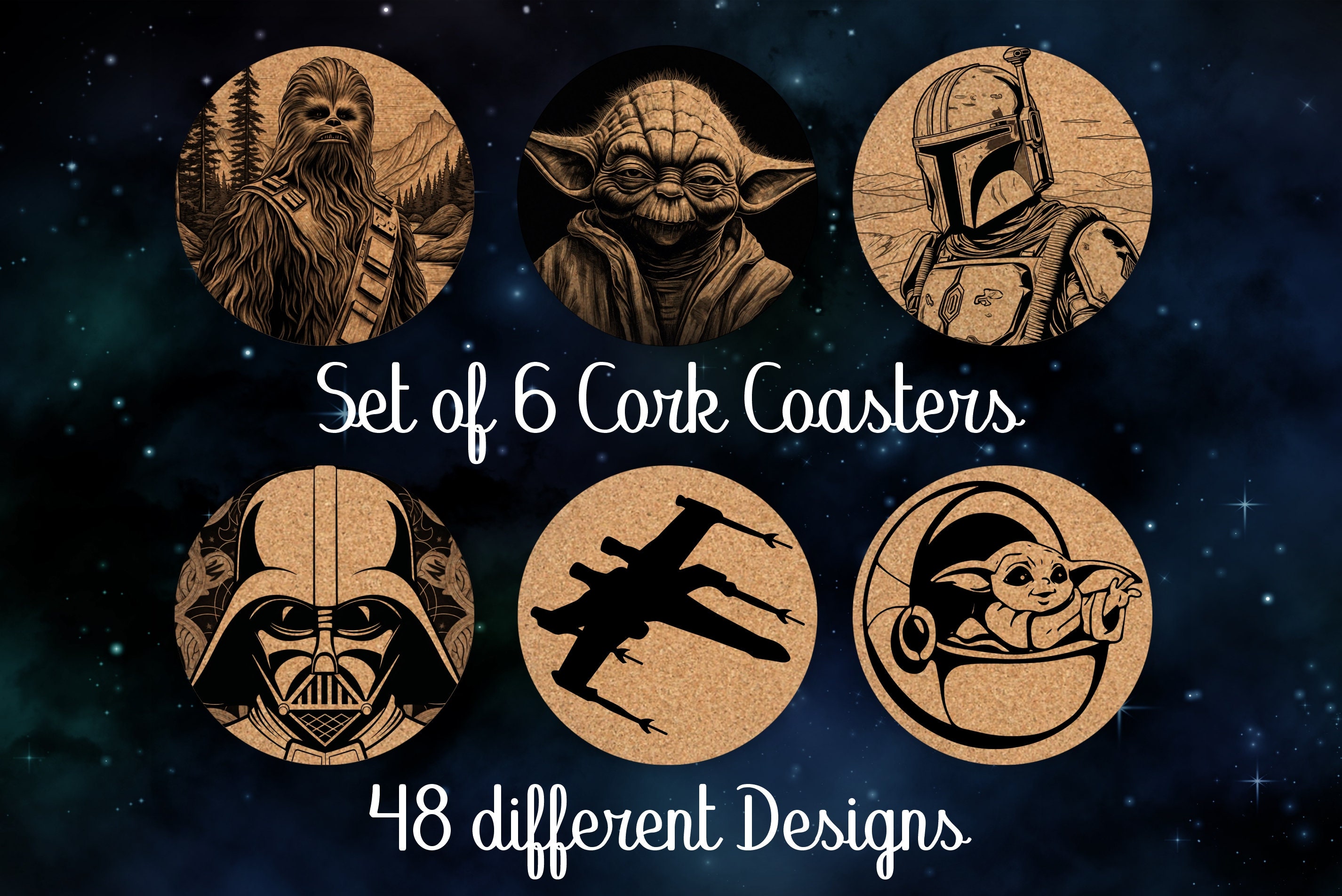 Star Wars Coaster Set for Dad, Design: FD5