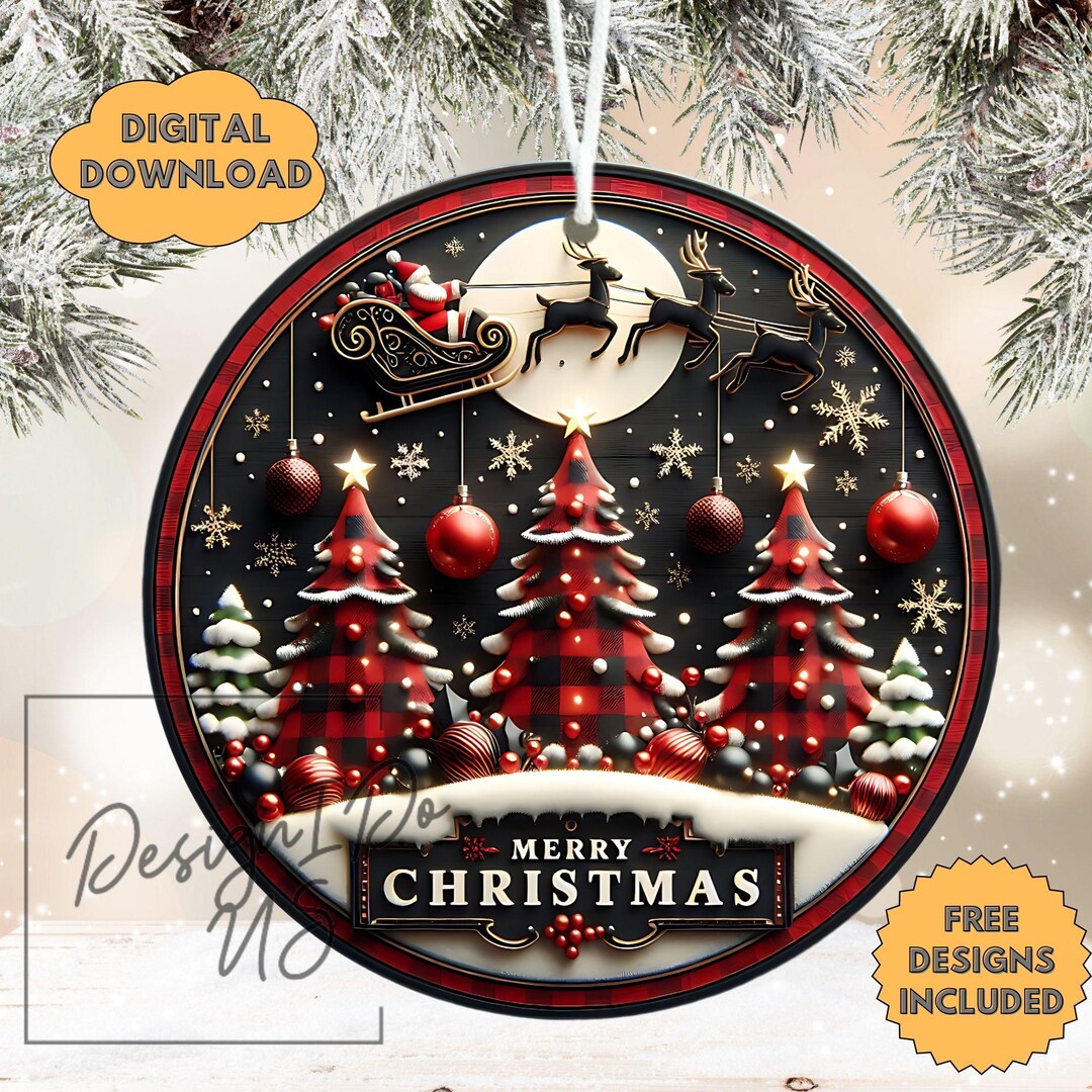 Santa Png, Christmas Ornament Sublimation PNG, Winter Welcome Sign ...